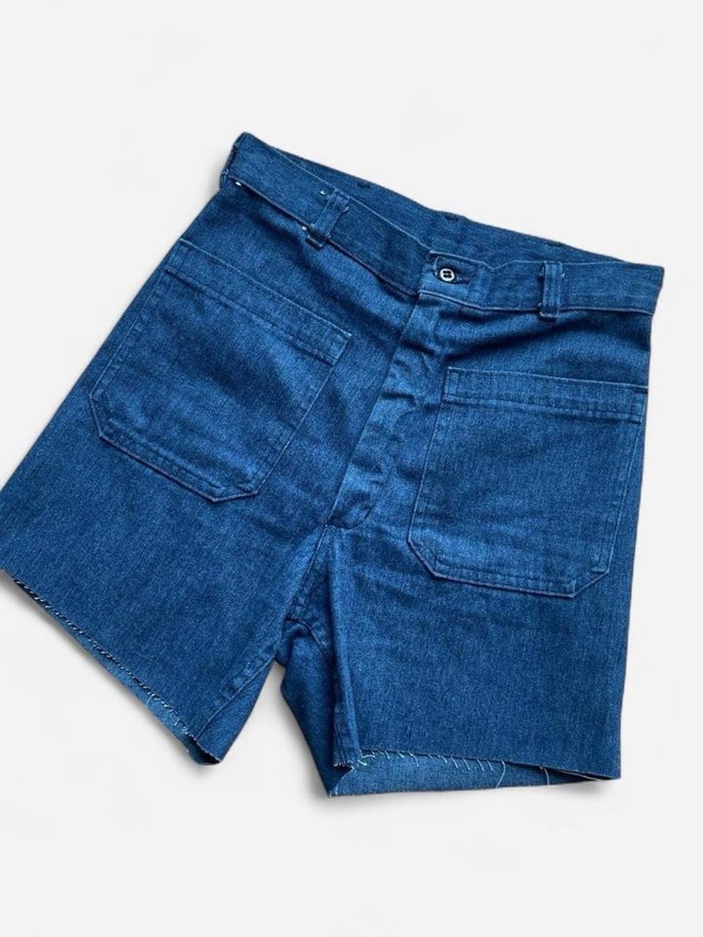 Navy Blue Denim cutoff Shorts